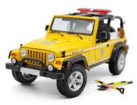 Jeep Wrangler Rubicon BRUSH FIRE UNIT 2003 Yellow 1/18 Die-Cast Vehicle