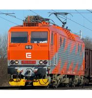 České dráhy ČD #163 030-0 Peršing ČEZ Silver Orange Scheme Class E 499.3 Electric locomotive for Model Railroaders Inspiration