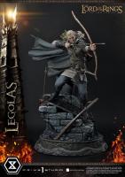 Legolas Atop A Battle of Helms Deep Themed Base The Lord of the Rings Bonus Quarter Scale Statue Diorama