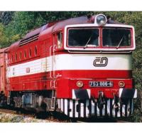 České Dráhy ČD #753 006-6 HO Brejlovec T 478.3 Diesel Locomotive DCC Ready