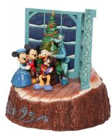 Uncle Scrooge McDuck & Mickey Mouse & Minnie The Christmas Carol Statue Diorama
