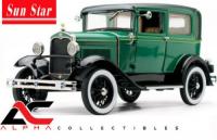 Ford Model A Tudor Vagabond Green Old-Time Livery 1/18 Die-Cast Vehicle