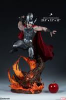 THOR Breaker Of Brimstone Atop The Fire Giant-Themed Base Premium Format Figure