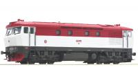 Československé Dráhy ČSD #T478 2059/2062 HO Bardotka Red White Scheme Class 751 Diesel-Electric Locomotive DCC & Sound