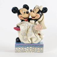 Mickey Mouse & Minnie Wedding Disney Statue Diorama