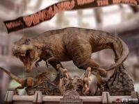 Tyrannosaurus Rex & Two Velociraptors & Grant & Ellie & Lex & Tim The Final Scene Jurassic Park Demi Art Scale 1/20 Diorama pravěký svět