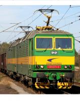 Železničná Spoločnosť Slovensko #131 ZSSK Cargo Green Yellow Stripes Scheme Class E 479.1 (131) Double Electric Locomotive for Model Railroaders Inspiration