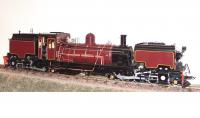 Welsh Highland Railway WHR 1:19 Scale LMS Crimson Lake Scheme Class NG16 Garratt 2-6-2+2-6-2 Steam Locomotive