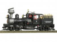 Buchanan Timber Co. #003 Sn3 Class A 37 Ton 2-Truck Wood Fired SHAY Logging Steam Locomotive DCC & Sound Ready