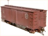 Southern Pacific #331 Sn3 Thielsen Sunburn Red Covered Box Car