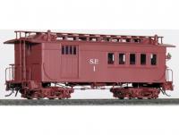 Southern Pacific Coast #001 Sn3 Sunburn Red Combine Caboose (Waycar) služební vlakový vůz
