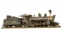 Denver & Rio Grande Western D&RGW #453 Sn3 Foreground K-27 Hybrid Logging Steam Locomotive & Tender & Doghouse DCC & Sound