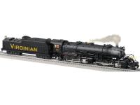 Virginian Railway USRA #737 OO Virginian Legacy Mallet Heavy Freight 2-8-8-2  Y-3 Steam Locomotive & Tender  DCC & Sound