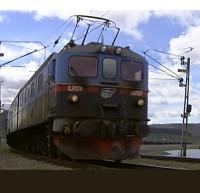 Malmtrafik i Kiruna AB MTAB #1207 Class Dm3 Three-Section Electric Locomotive for Model Railroaders Inspiration