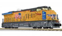 Union Pacific UP #7964 Sn3 US Flag Building America Class GE ES44AC (UP C45AH) Diesel-Electric Locomotive DCC & Sound Legacy & Smoke