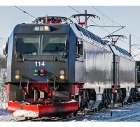 Luossavaara Kiirunavaara Aktiebolag LKAB #121 HO IORE Double Electric Locomotive DCC & Sound