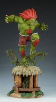 Blanka The Brazilian Bad Boy Atop A Thatched-roof Hut Base Street Fighter Ultra Quarter Scale Statue