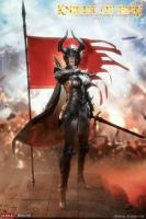 Knight of Fire In A Black Armor The Female Warrior Sixth Scale Collectible Figure