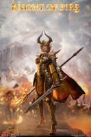 Knight of Fire In A Golden Armor The Female Warrior Sixth Scale Collectible Figure