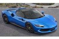 Ferrari 296 GTS Gran Turismo Spider Cabrio Racing Blue For Auto Model Collectors Inspiration