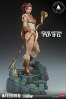 TEELA Atop A Castle Grayskull Themed Base The Legends Exclusive Maquette