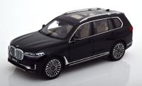 BMW X7 (G07) 2020 Black Metallic 1/18 Die-Cast Vehicle