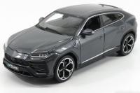 Lamborghini Urus 2018 & S 2022 Grigio Lynx Grey Metallic 1/18 Die-Cast Vehicle