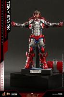 Robert Downey Jr. As Tony Stark In A Mark V Track Suit Up The Iron Man 2 DELUXE Sixth Scale Collectible Figure