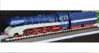 Deutsche Bundesbahn DB #001 HO Type BR 10 BLUE Steam Locomotive & Tender DCC & Sound AC