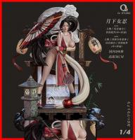 Mai Shiranui & Umbrella & Folding Fan The King of Fighters Ultimate Quarter Scale Premium Collectible Statue Diorama