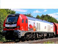 Mitteldeutsche Eisenbahn MEG #159 226 ELP White Red Front Scheme Class 159 Stadler Euro 6000 EURODUAL (Diesel-) Multi- Electric Locomotive for Model Railroaders Inspiration