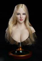 Caucasian Pale Beauty Female Head Sculpt B for Sixth Scale Figure