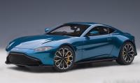 Aston Martin Vantage Coupé 2019 Blue 1/18 Die-Cast Vehicle