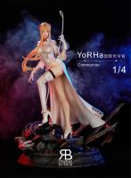 Girl YoRHa No. 2 Type B The Nier Automata Commander In White Quarter Scale Statue Diorama