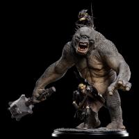 Cave TROLL OF MORIA & Two Moria Orcs The Lord of the Rings Sixth Scale Figure Diorama z Pána Prstenů
