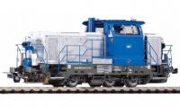 Kali & Salz #98 80 650 HO Grey Blue Scheme Vossloh Class G6 Cummins Road-Switcher Diesel-Hydraulic Locomotive DCC & Sound 