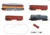 z21 start Digital START Set for HO Model Railroad - ČSD T679.1 Diesel Locomotive &  Three Freight Car (4-Unit Pack) DCC Digitální Souprava