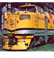 Denver & Rio Grande Western D&RGW #4001 HO Yellow Silver Scheme Class Krauss-Maffei ML4000 Diesel-Hydraulic Locomotive DCC & Sound