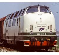 Ferrovie Padane FP #220-041-8 HO White Green V 200 Diesel Locomotive DC/AC DCC & LokSound