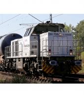 RheinCargo GmbH #DH 708 HO Silver Scheme Class G1000BB Diesel-Eletric Locomotive DC/AC DCC & Sound