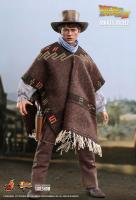 Michael J. Fox As Marty McFly In A Poncho The Back to the Future III Sixth Scale Collectible Figure Diorama