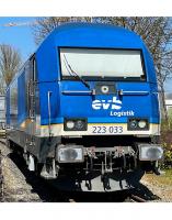 Eisenbahnen und Verkehrsbetriebe Elbe-Weser GmbH EVB Logistik #223 033 HO Hercules Class 2016 Type ER20 Diesel-Electric Locomotive DCC Ready