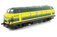 Nationale Maatschappij der Belgische Spoorwegen NMBS/SNCB #6279 HO Class 212 HLD 61-63 Diesel-Electric Locomotive DCC & Sound
