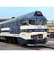 La Red Nacional de los Ferrocarriles Españoles RENFE #354-001-0 HO Virgen de Covadonga Talgo Hydraulic Railcar DCC & Sound