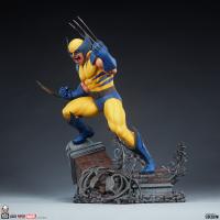 Wolverine Atop A Destroyed Fence Column Base The X-men Third Statue Diorama