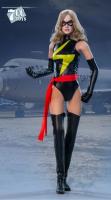 Carol The Lady Marvel In A Black Gym Suit Sixth Scale Collector Figure