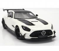 Mercedes AMG GT Black Series 2020 White Carbon 1/18 Die-Cast Vehicle