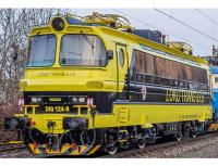 LOKO TRANS s.r.o SK #240 124-8 LAMINATKA Black Yellow Livery S 499.01 Electric Locomotive  for Model Railroaders Inspiration