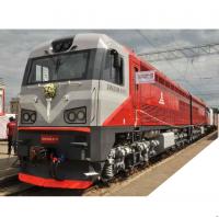 Latvijas dzelzceļš LDz Latvia #2M62UM-0111 Super Sergej Class 2M62 (2M62U) Double Diesel-Electric Locomotive for Model Railroaders Inspiration