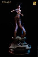 Medusa Atop An Art Nouveau-themed Myths Base The Two-Tailed Mermaid Third Scale Maquette Diorama